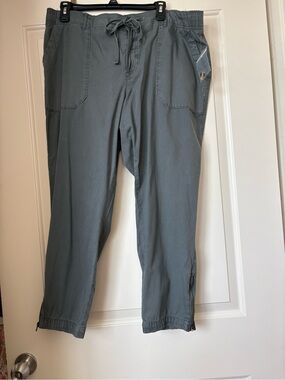 Sonoma Olive Green Drawstring Track Pants